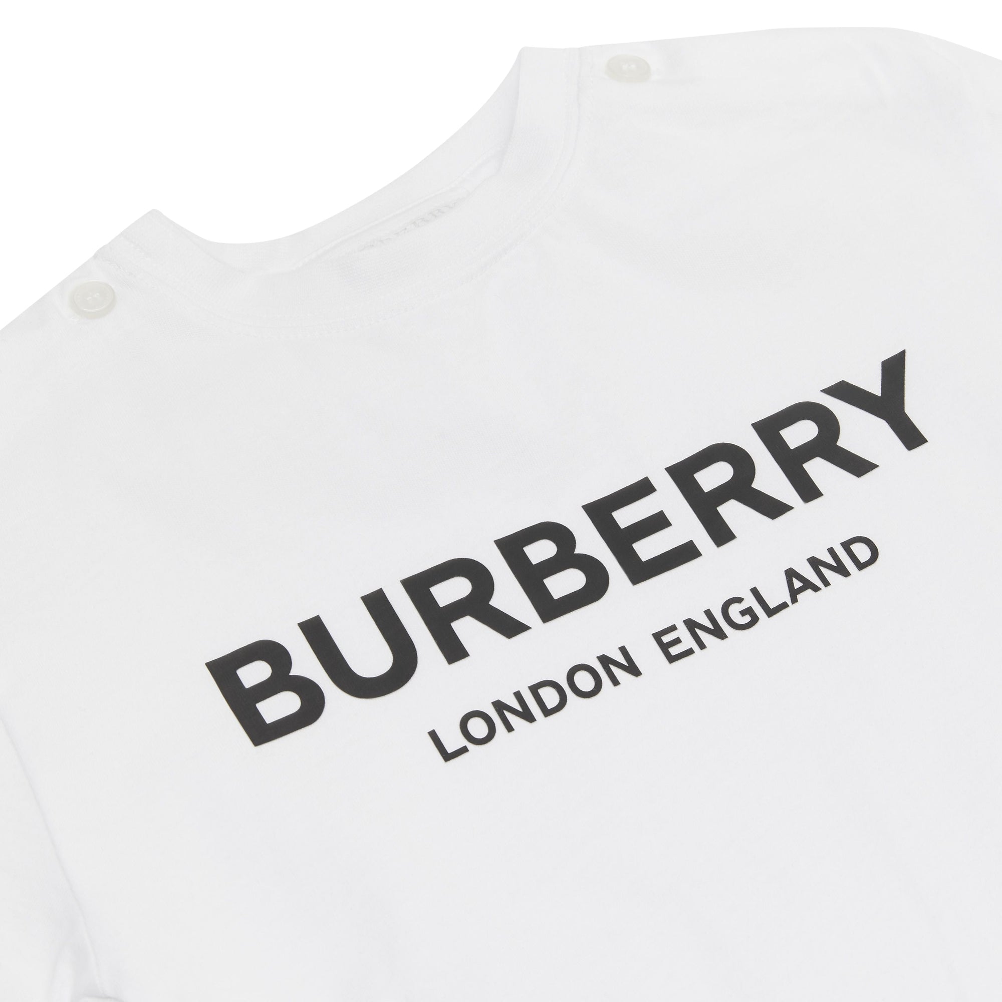 T-shirt en coton à logo - White