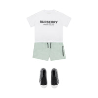 T-shirt bébé en coton avec logo - White