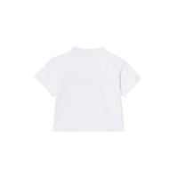T-shirt en coton à logo - White