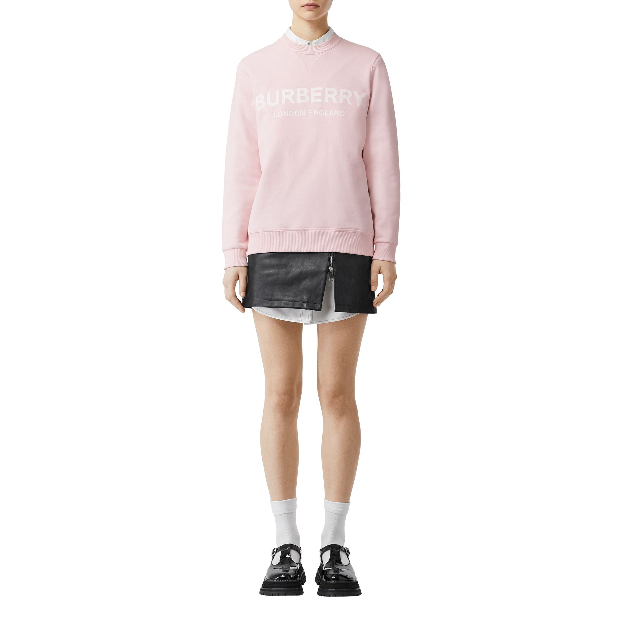 Sweat à large logo - Alabaster Pink