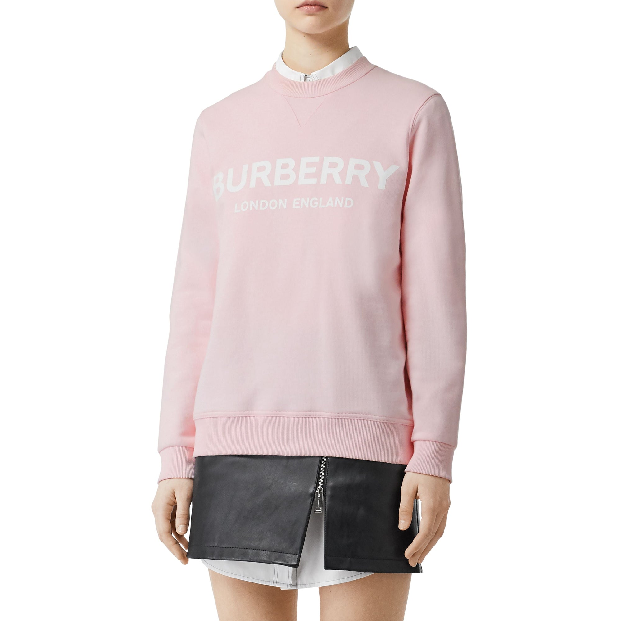 Sweat à large logo - Alabaster Pink