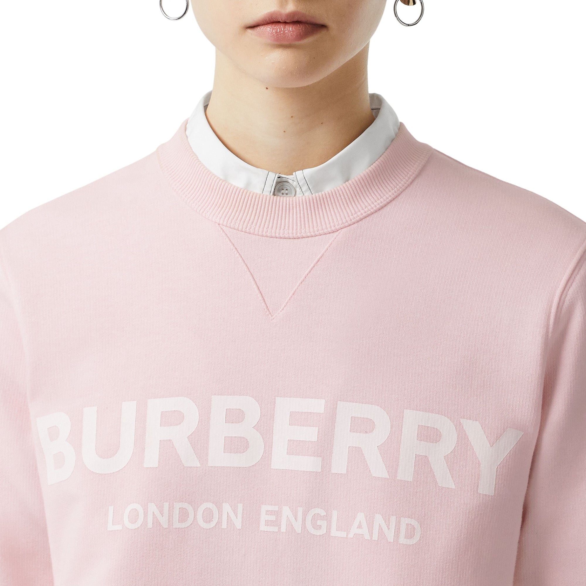 Sweat à large logo - Alabaster Pink