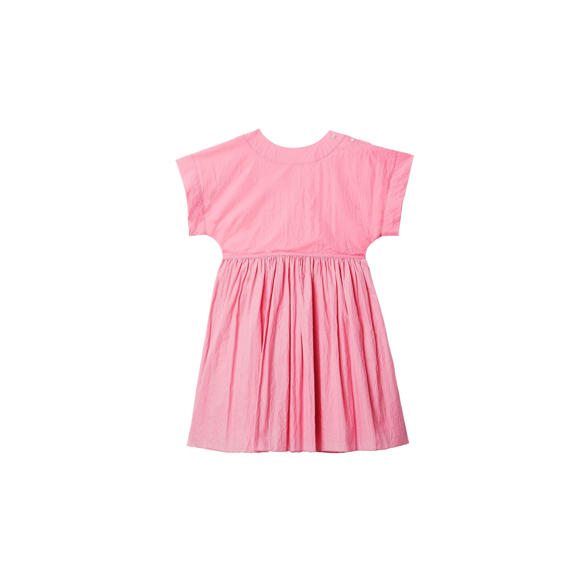 Robe portefeuille en coton mélangé - Bright Rose