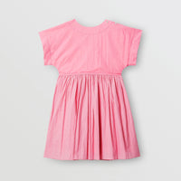 Robe portefeuille en coton mélangé - Bright Rose