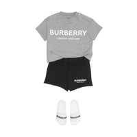 T-shirt bébé en coton avec logo - Grey Melange