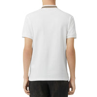 Polo à rayures iconiques - White