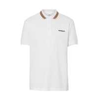 Polo à rayures iconiques - White