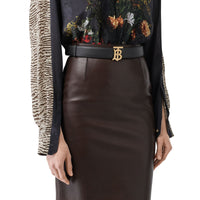 Ceinture réversible en cuir - Black & Malt Brown