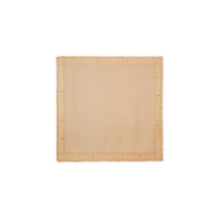 Grand carré en jacquard de soie et laine - Honey