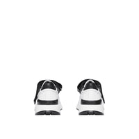 Sneakers en cuir à logo - Black & Optic White