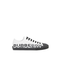 Sneakers bicolores à logo - Optic White & Black