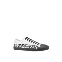 Sneakers bicolores à logo - Optic White & Black