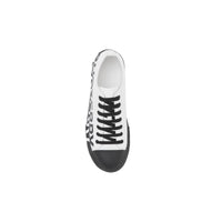 Sneakers bicolores à logo - Optic White & Black