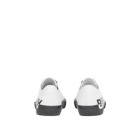 Sneakers bicolores à logo - Optic White & Black