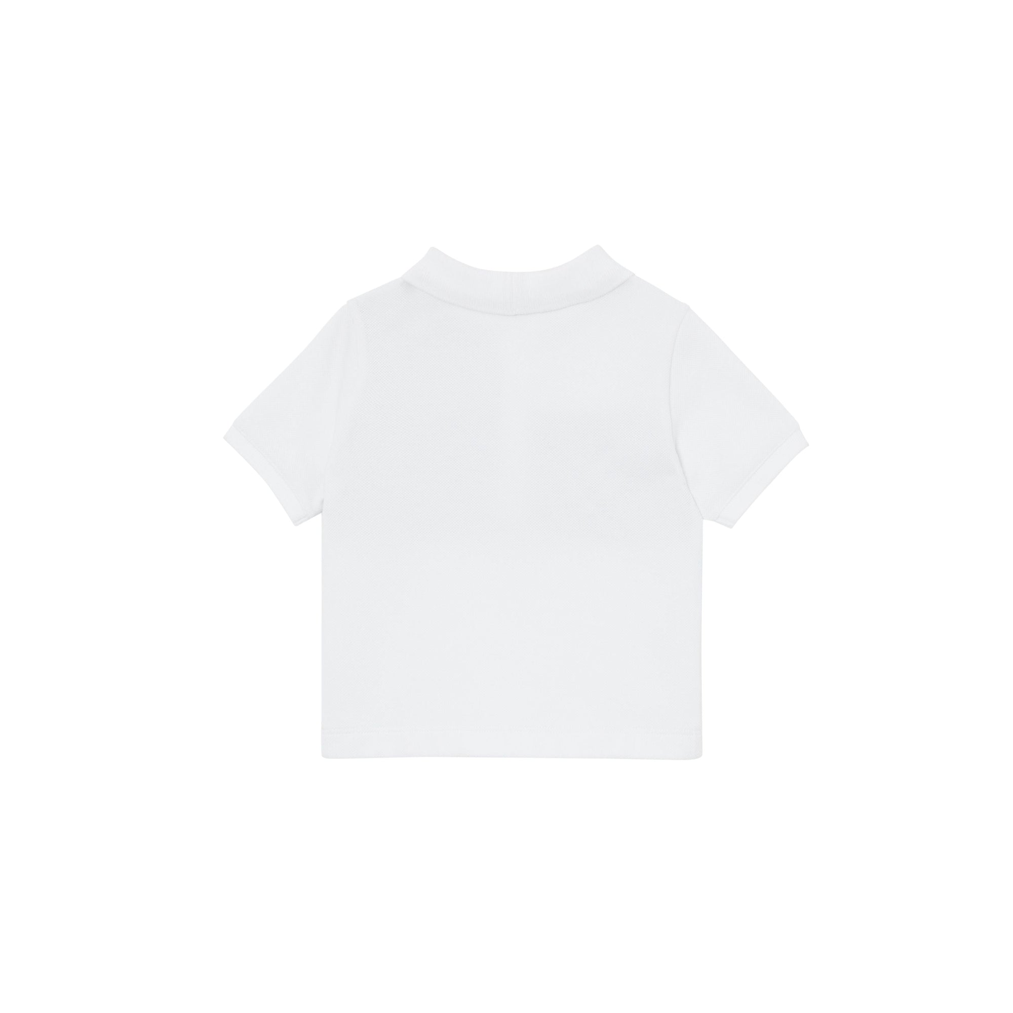 Polo pour bébé en coton Vintage check - White