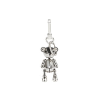Bijou Thomas bear plaqué palladium - Black & Silver
