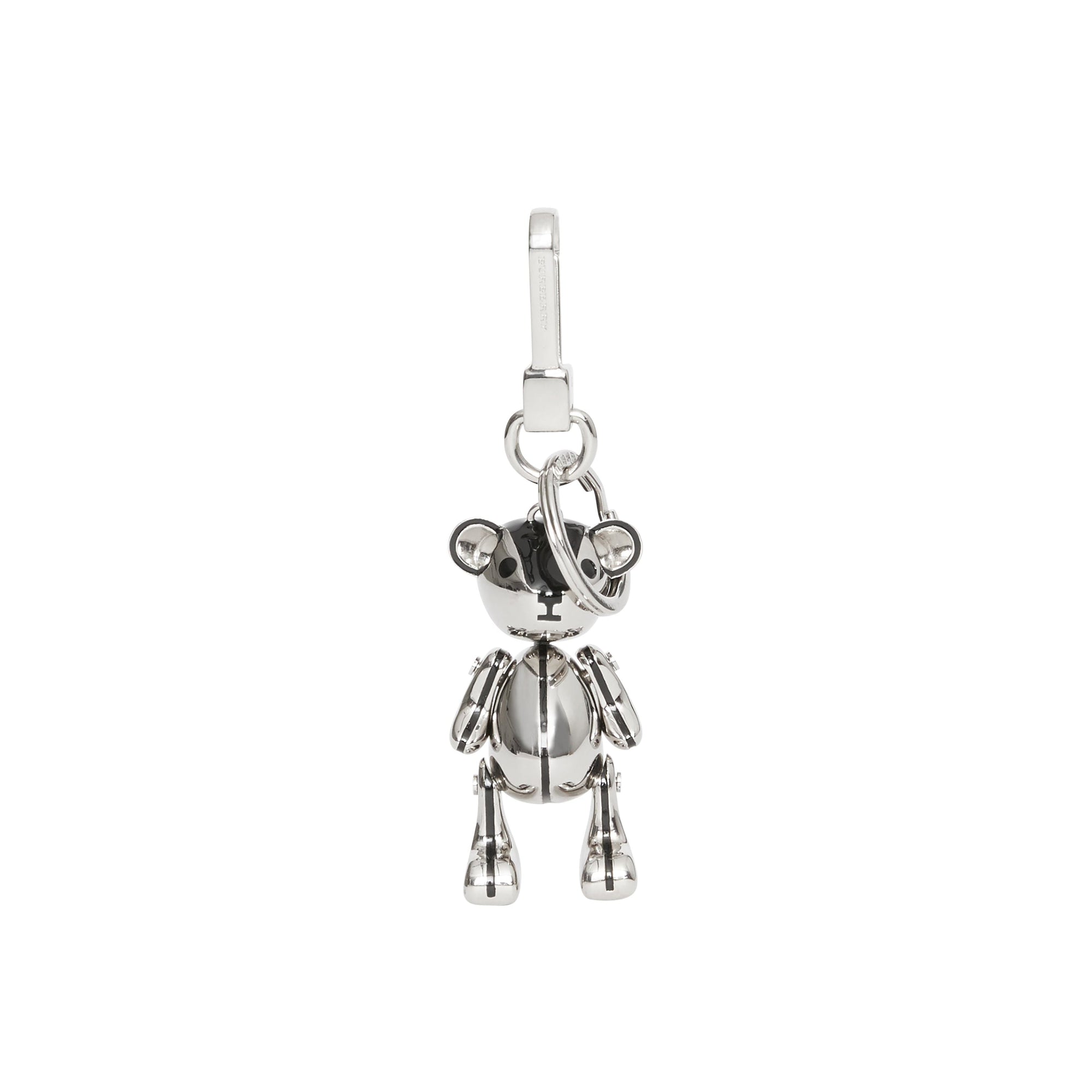 Bijou Thomas bear plaqué palladium - Black & Silver