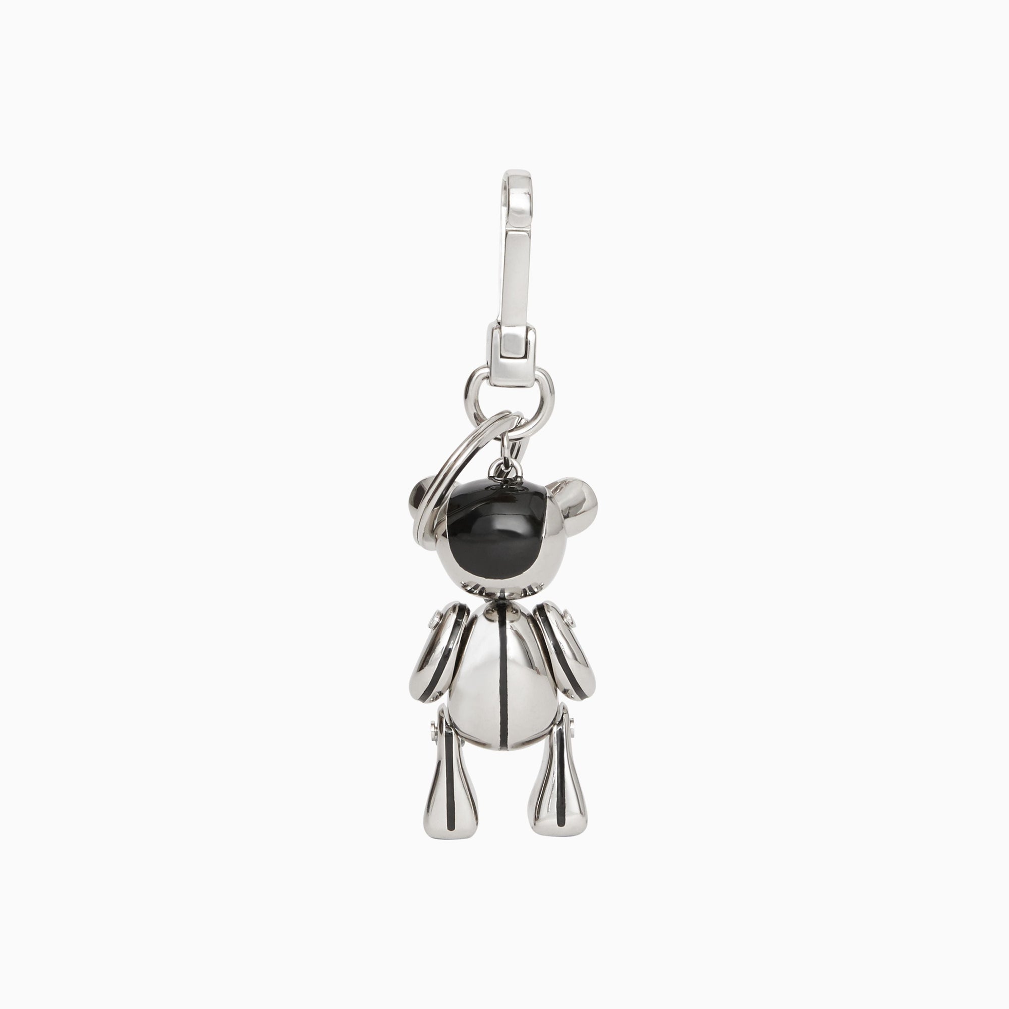 Bijou Thomas bear plaqué palladium - Black & Silver