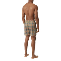 Short de bain Vintage Check avec cordon de serrage - Archive Beige Check