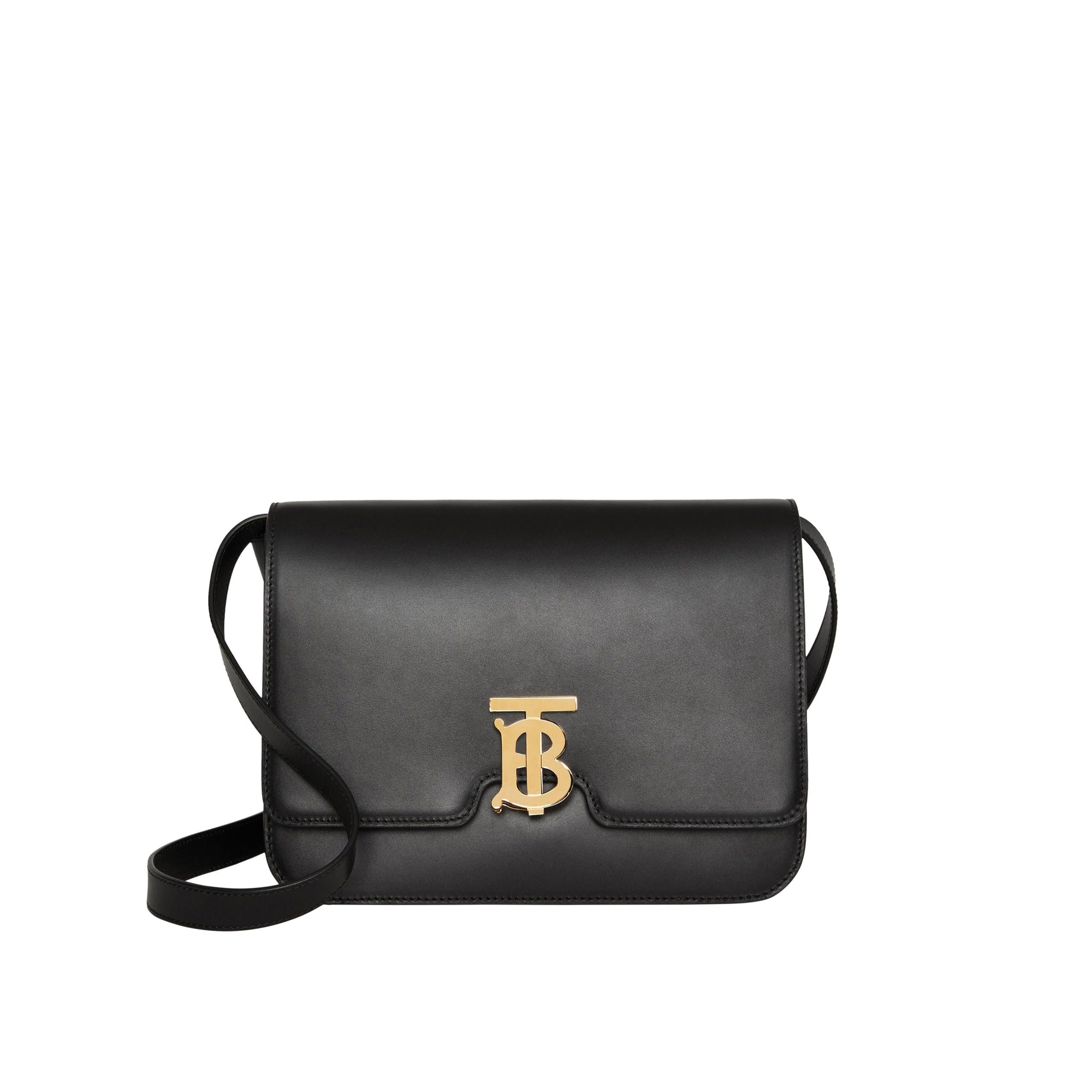 Sac TB moyen en cuir - Black