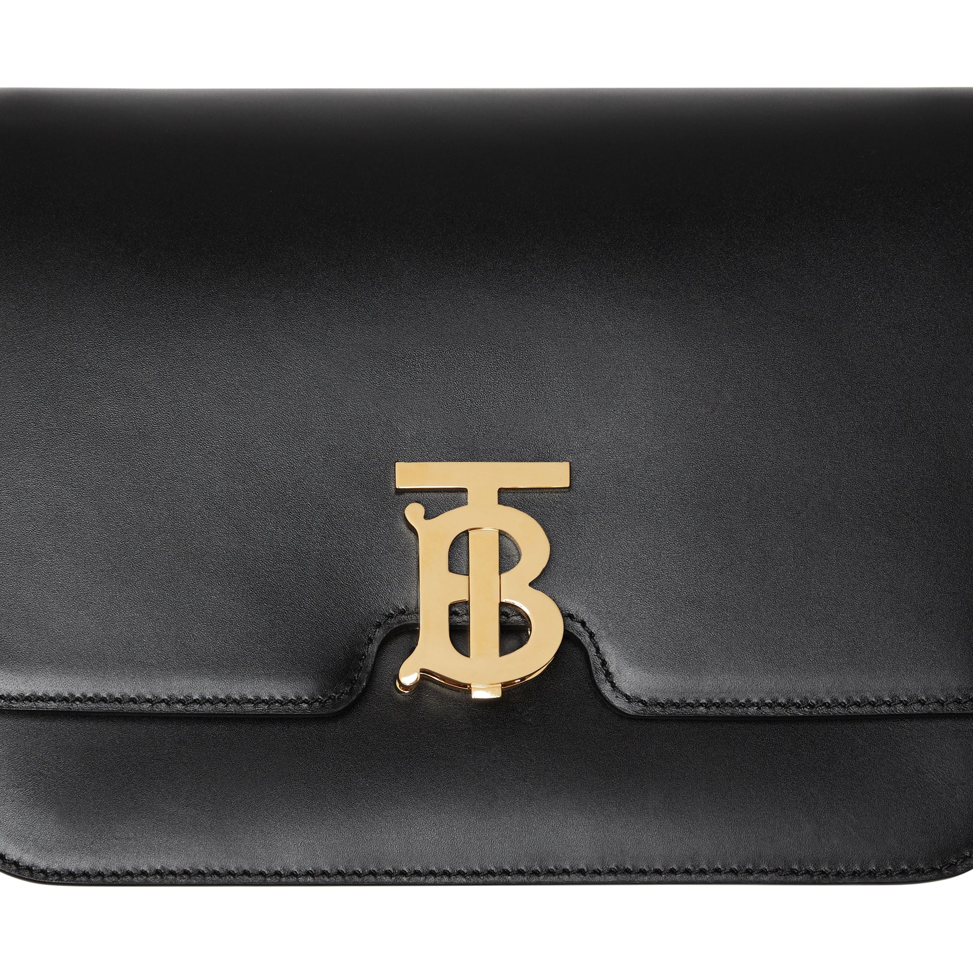 Sac TB moyen en cuir - Black
