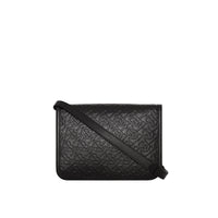 Sac TB moyen en cuir Monogram - Black