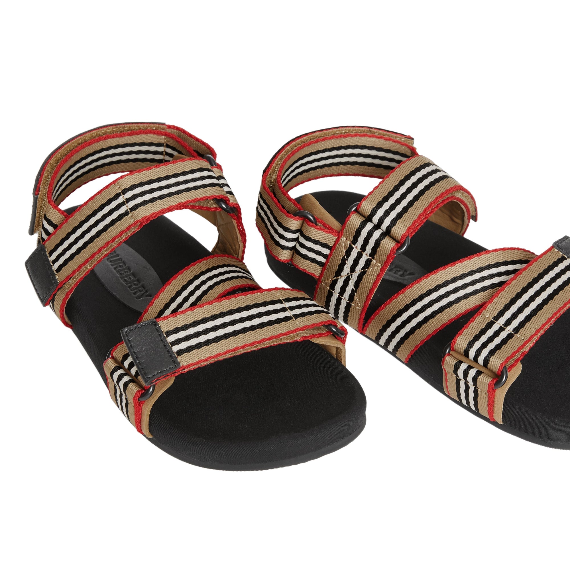 Sandales à rayures iconiques - Archive Beige & Black