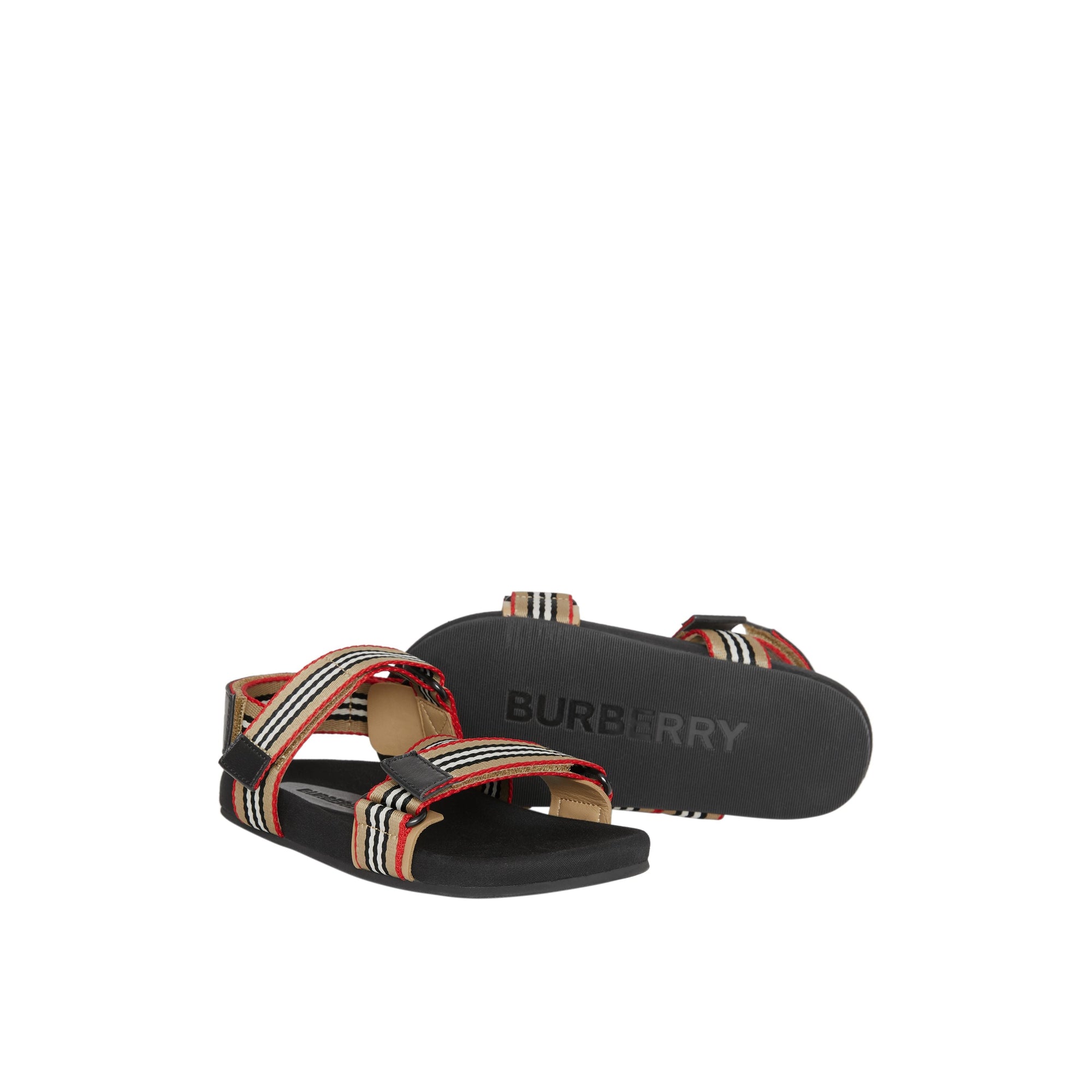 Sandales à rayures iconiques - Archive Beige & Black
