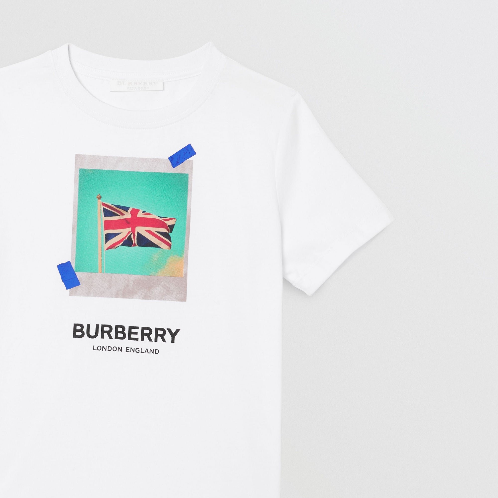 T-shirt à imprimé Union Jack - White