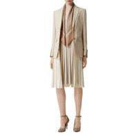 Carré de soie à imprimé Monogram - Pale Camel