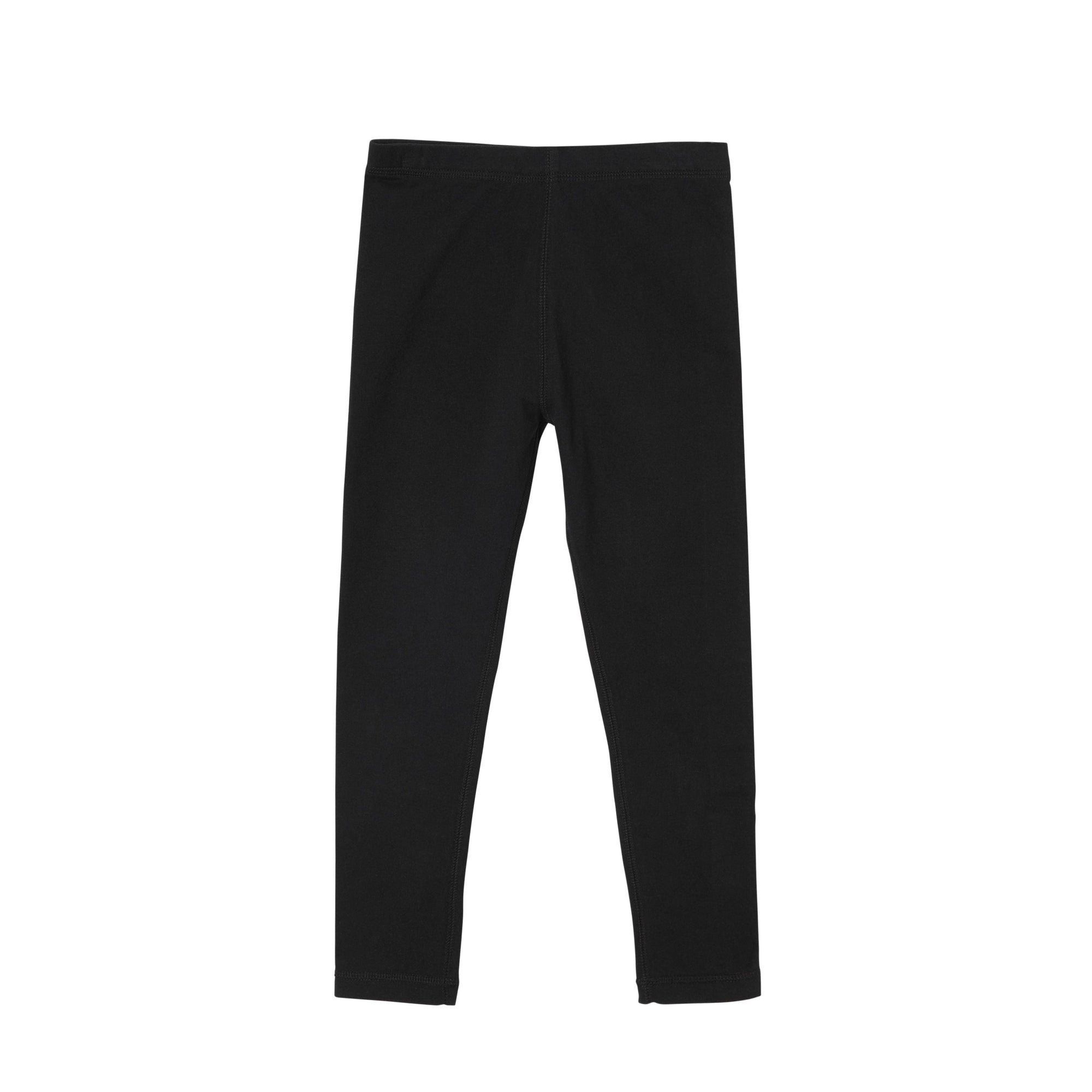 Legging en coton stretch avec logo - Black
