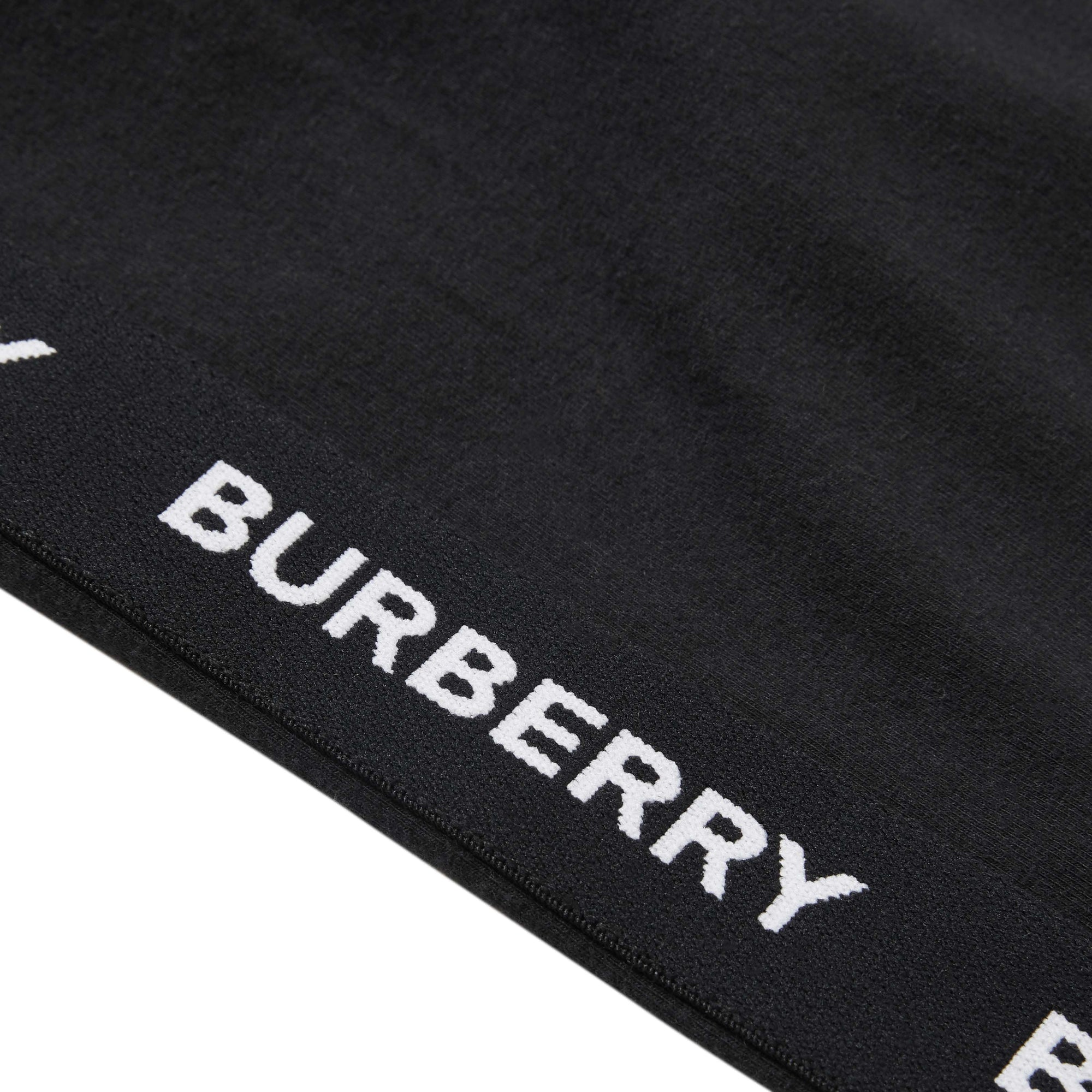 Legging en coton stretch avec logo - Black