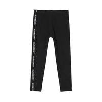 Legging en coton stretch avec logo - Black