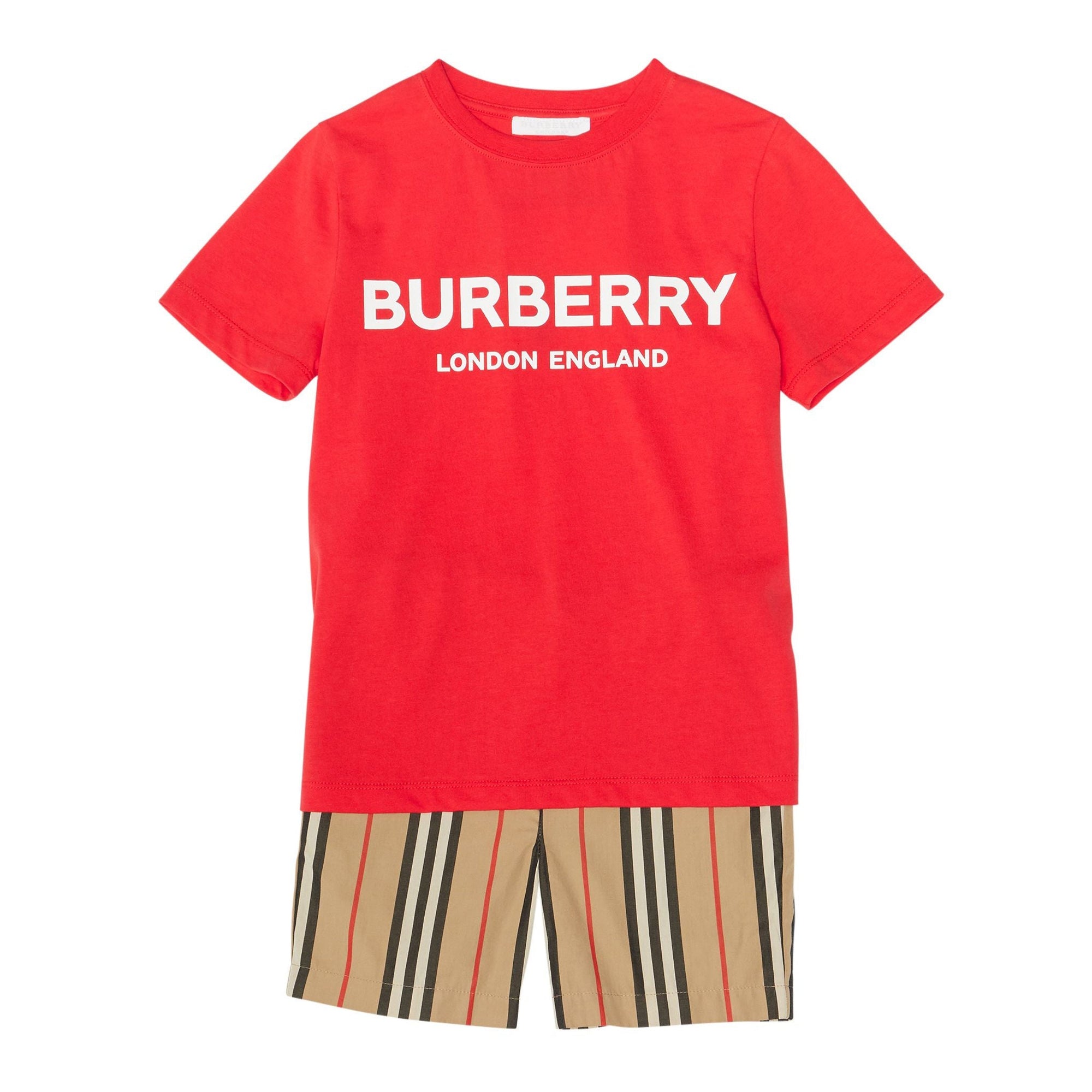 T-shirt enfant en coton avec logo - Bright Red