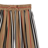 Short à cordon de serrage froncé - Archive Beige