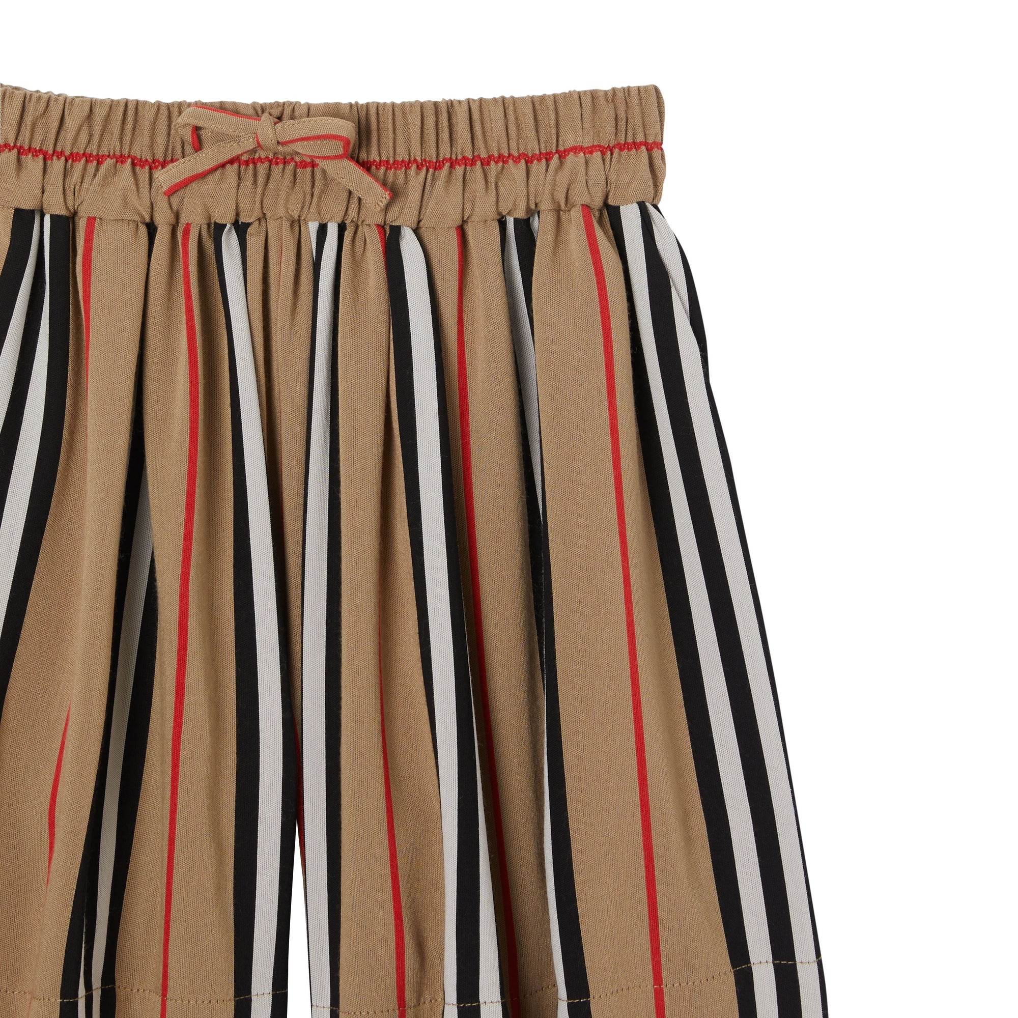Short à cordon de serrage froncé - Archive Beige
