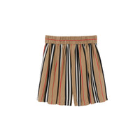 Short à cordon de serrage froncé - Archive Beige