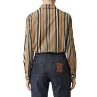 Chemise à col boutonné et rayures iconiques - Archive Beige