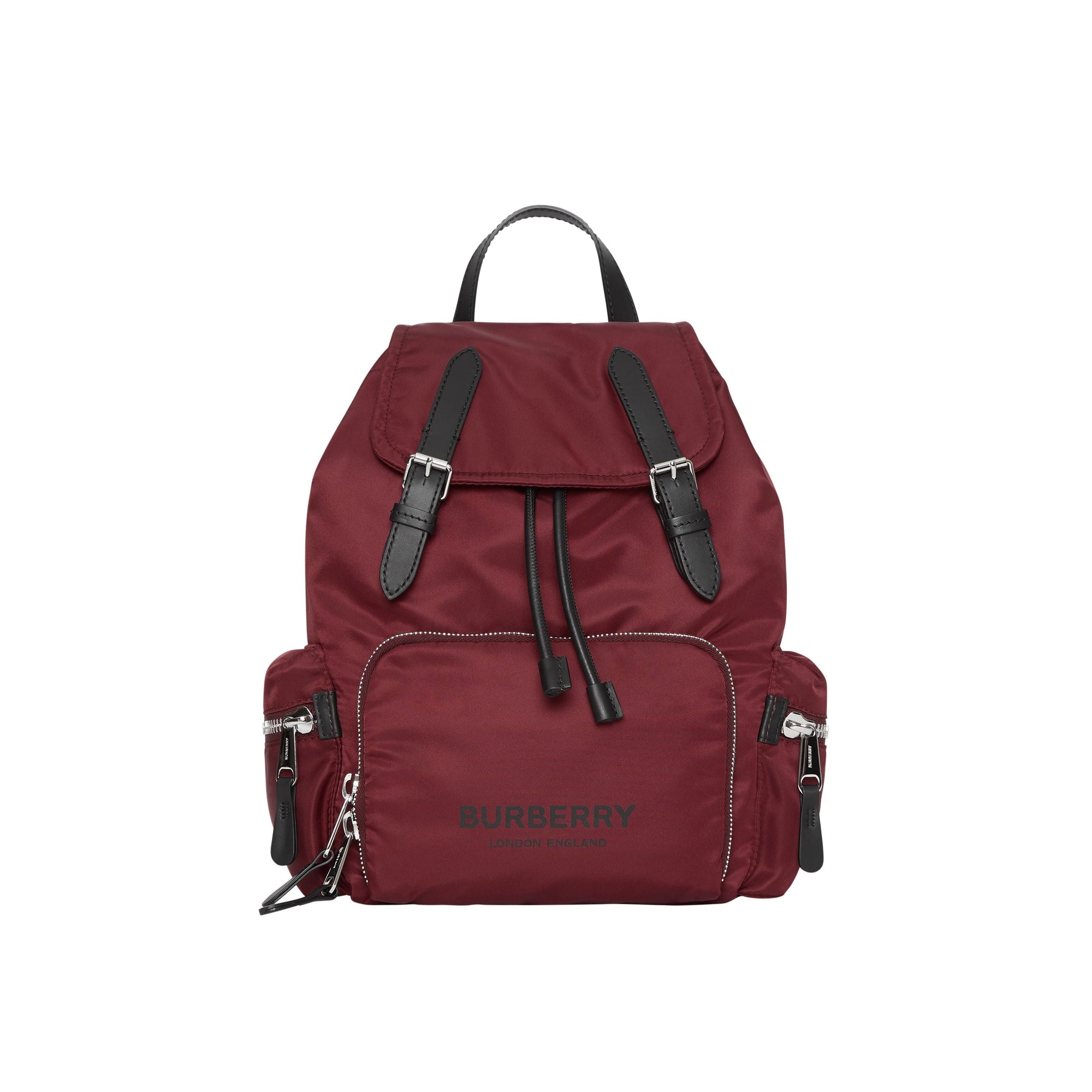 Sac The Rucksack moyen avec logo - Burgundy