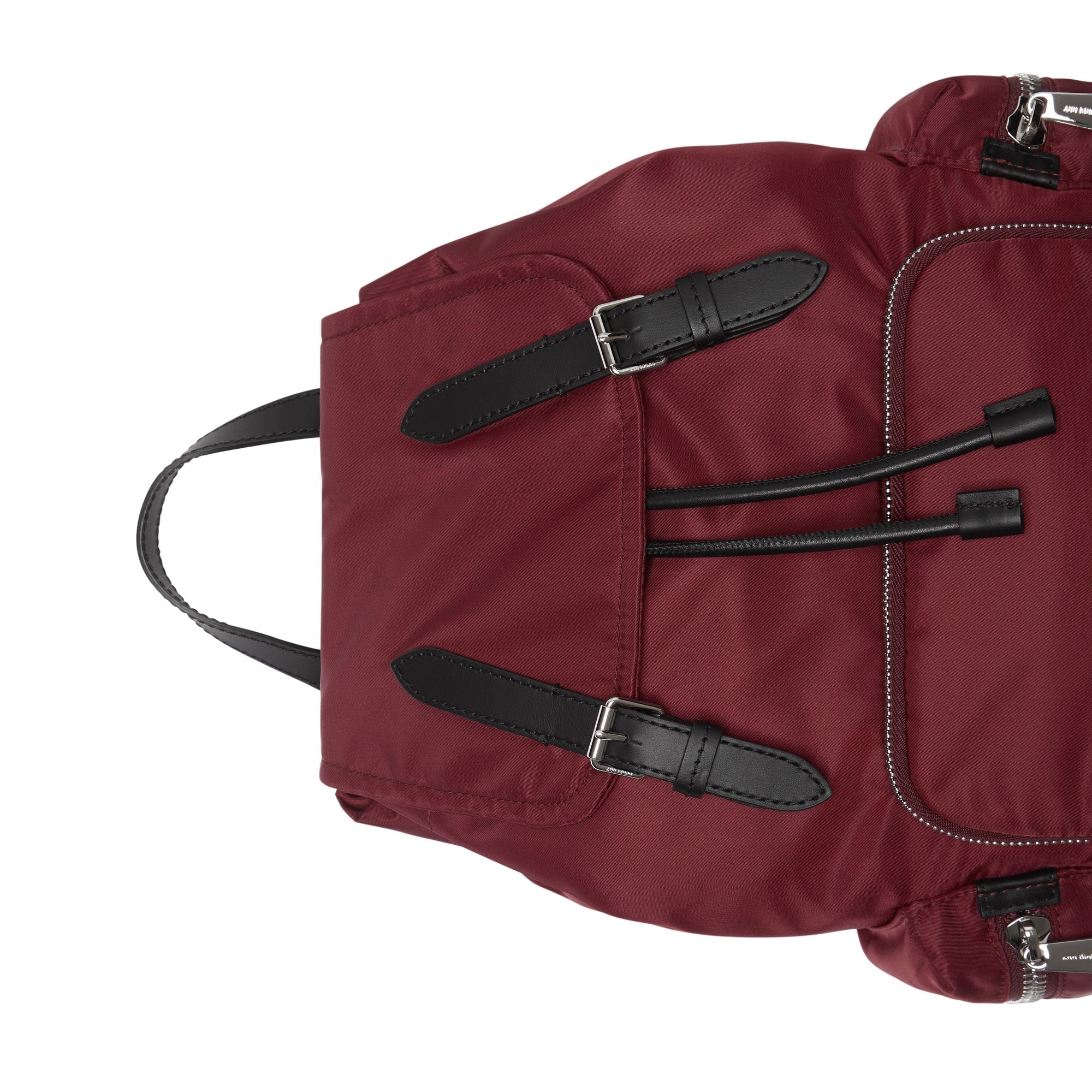 Sac The Rucksack moyen avec logo - Burgundy