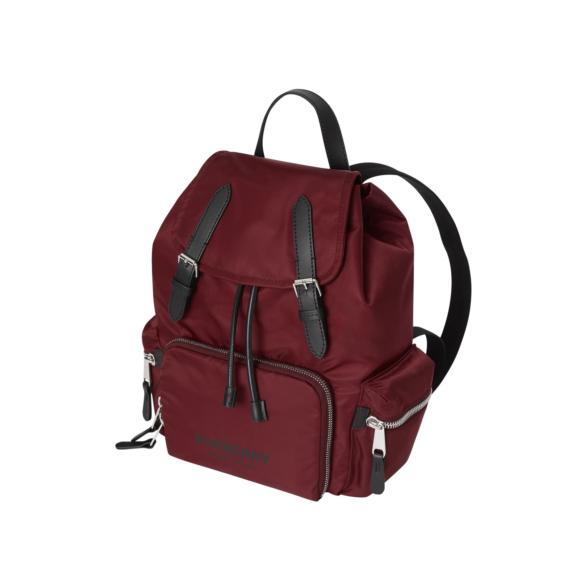 Sac The Rucksack moyen avec logo - Burgundy