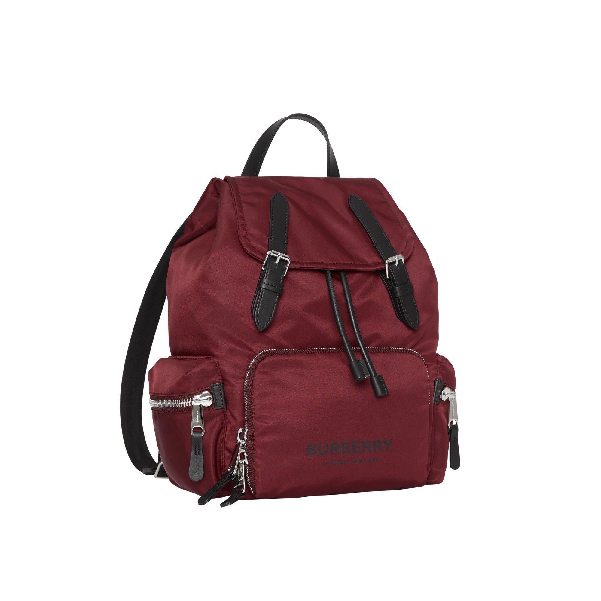 Sac The Rucksack moyen avec logo - Burgundy