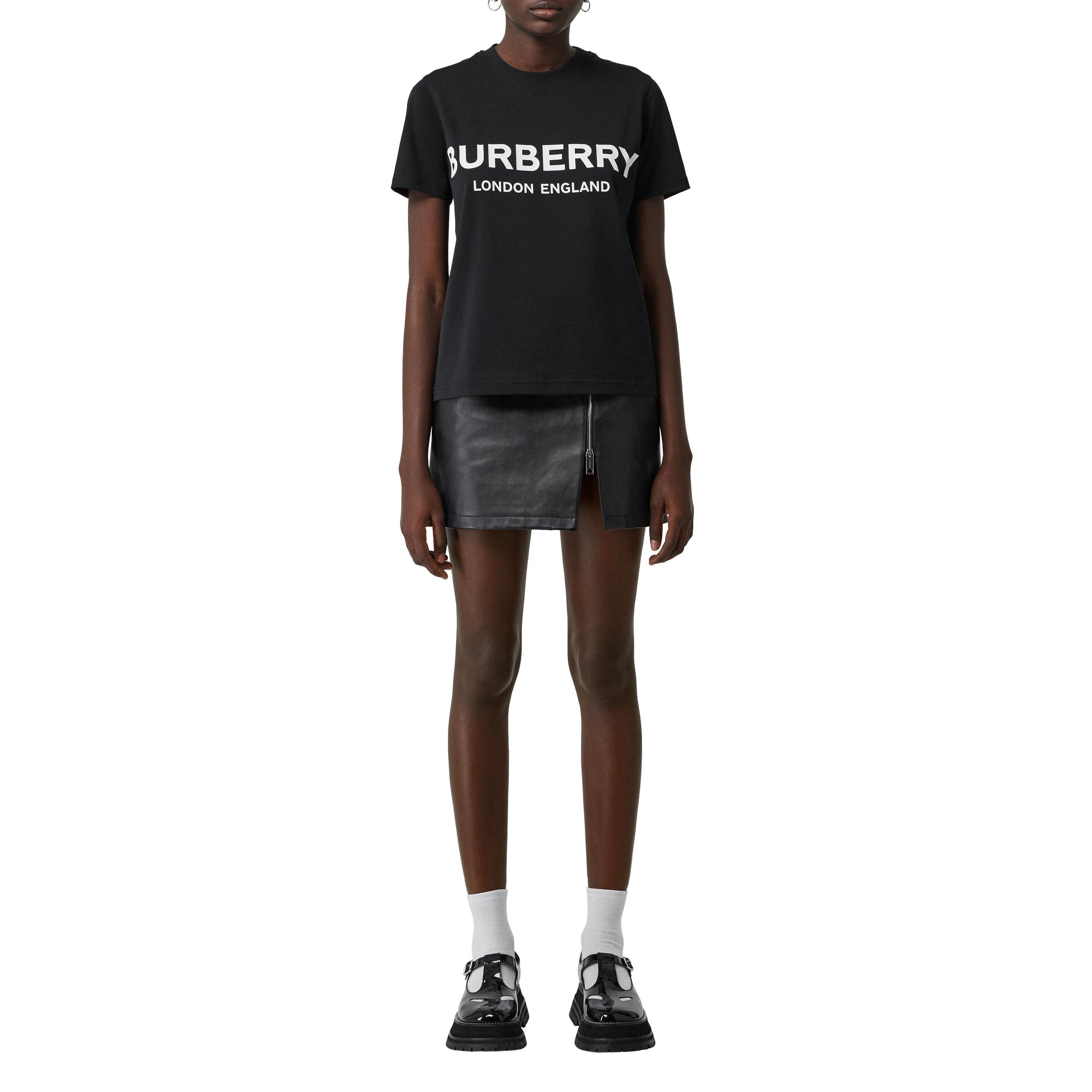 T-shirt à logo revisité - Black