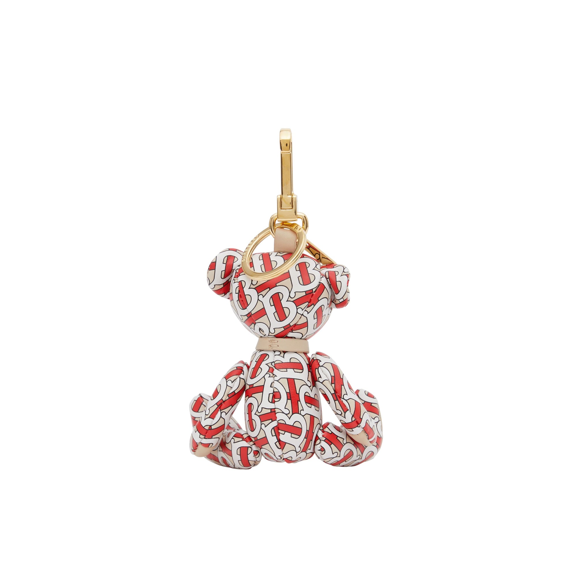 Bijou porte-clés Thomas Bear en cuir - Vermillion