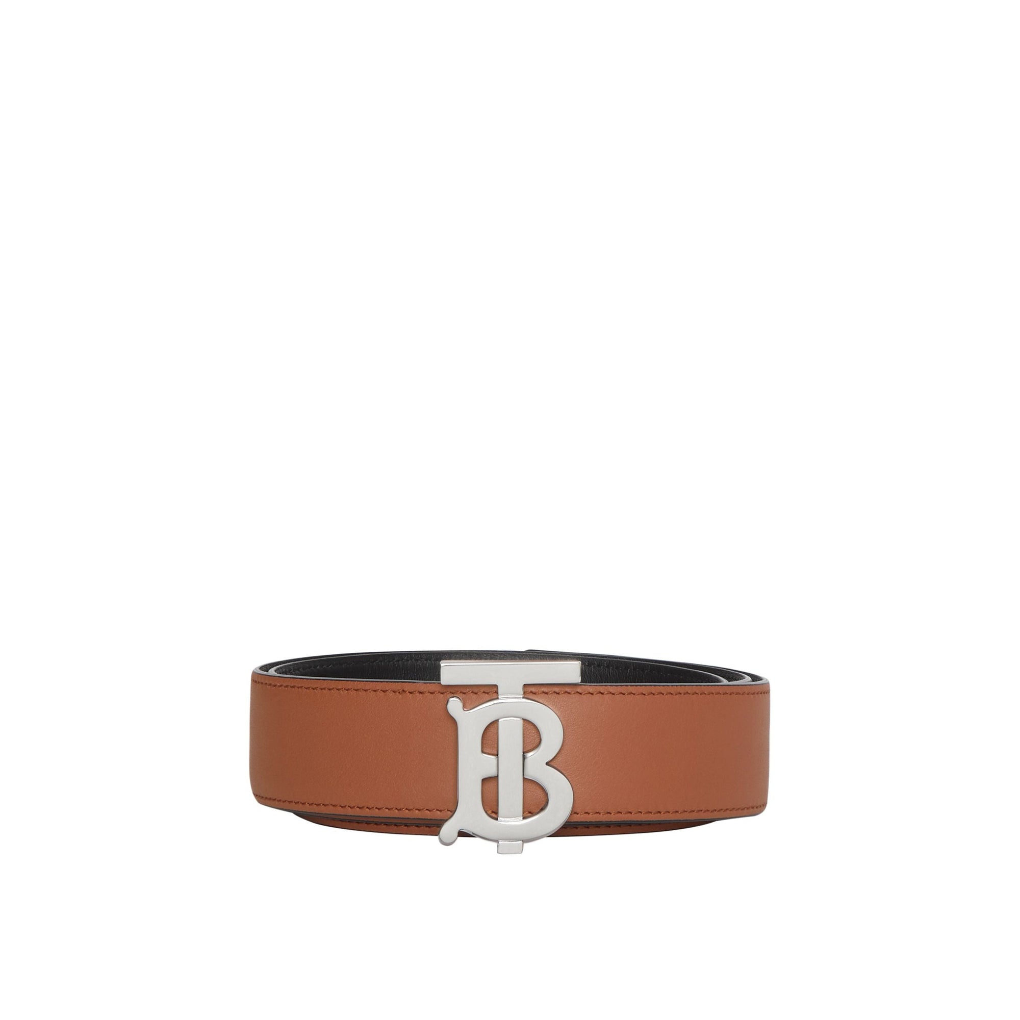 Ceinture réversible en cuir Monogram - Malt Brown & Black
