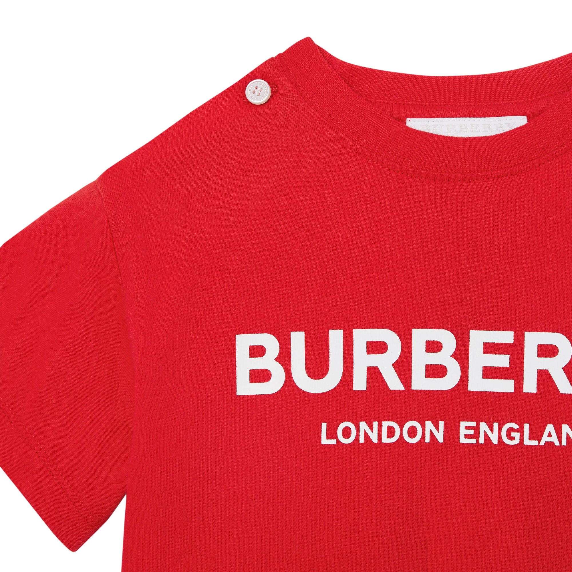 T-shirt bébé en coton avec logo - Bright Red