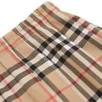 Jupe plissée en coton Vintage Check - Archive Beige Check