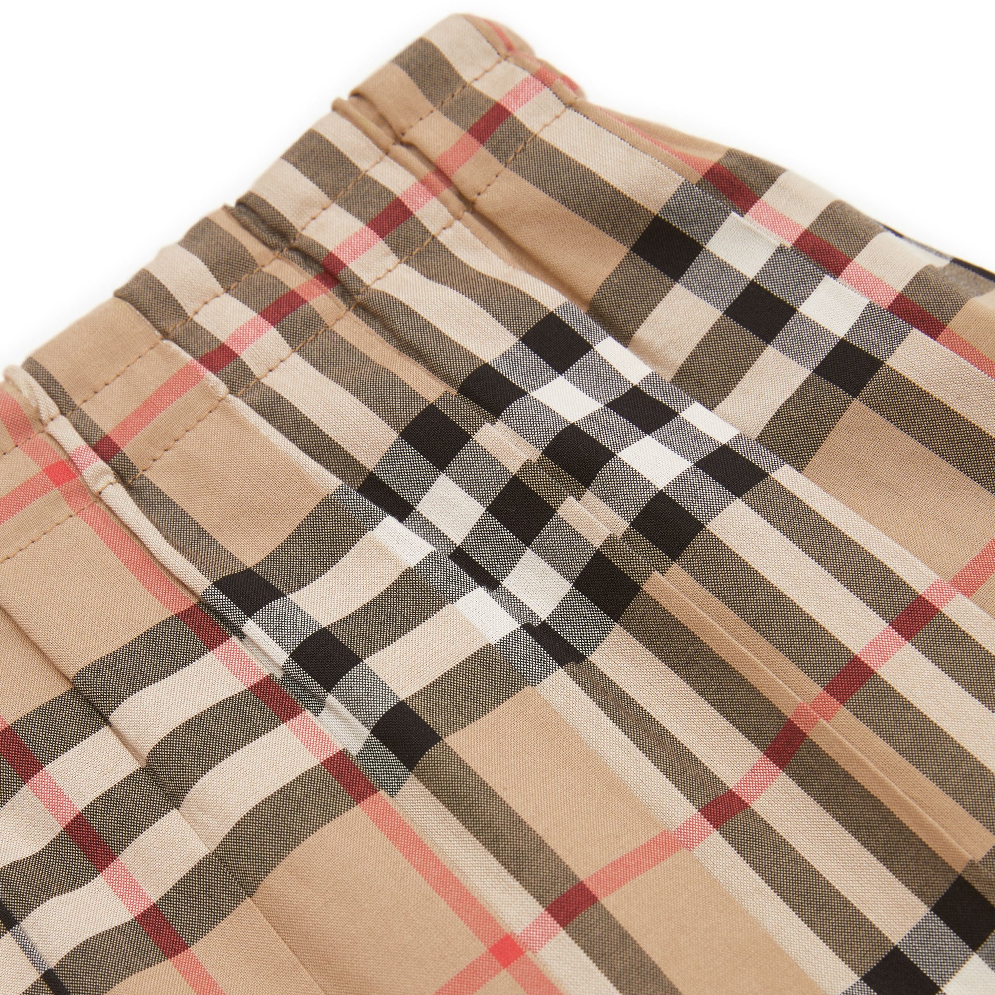 Jupe plissée en coton Vintage Check - Archive Beige Check