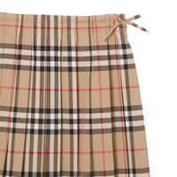 Jupe plissée en coton Vintage Check - Archive Beige Check