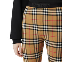 Legging à motif Vintage Check à logo - Antique Yellow Check